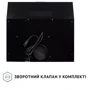 Витяжка Perfelli PL 5002 BL LED: Матеріал корпусу фарбований метал