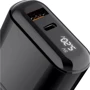 Зарядное устройство XO Wall Charger USB+USB-C PD/QC3.0 18W Black (XO-L42): Тип сетевое