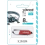 USB-флешка Wibrand 8Gb Aligator USB 2.0 Dark Red (WI2.0/AL8U7DR): Стандарт USB USB 2.0