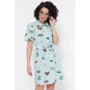 Платье FashionUp PL-1767H-42 42 зеленое повседневное до середины бедра