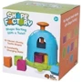 Сортер Фабрика форм Fat Brain Toys Shape Factory (FA267-1): Призначення іграшки Цветовое восприятие, Сообразительность, Развитие воображения, Развитие внимания, Пространственное восприятие, Мелкая моторика, Логическое мышление, Координация движений