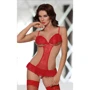 Боди SoftLine Orsola, S/M (red)