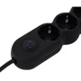 Сетевой фильтр 2E 3 розетки, 3 м, Black (2E-U03VES3MBK): Количество USB портов, шт Нет