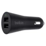 Зарядний пристрій Belkin USB Car Charger Metallic 2xUSB 2.4A Black (F8M930btBLK)