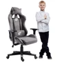 Кресло игровое детское GT Racer X-5934-B Kids Fabric Gray фото 8