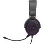Наушники Cooler Master CH331 Black: Дополнительно регулятор громкости, Подсветка корпуса