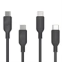 Кабель RavPower Cable USB-C to USB-C 1m Black (RP-CB018): Тип USB-C - USB-C