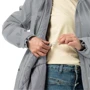 Куртка Jack Wolfskin Nature Woods Coat W 1114241-6038 40 сіра зимова з капюшоном: Тип застібки На блискавці