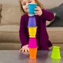 Іграшка тактильна Fat Brain Toys Suction Kupz М'які чашки 6 шт. (FA183-1) фото 6