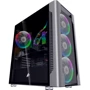 Корпус 1STPLAYER DX-R1-PLUS RGB Dual Glass Black (DX-R1-PLUS_DG)