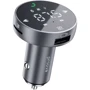 FM-трансмиттер Proove FM Launcher Sound Sync 30W (PD+QC3.0) Gray