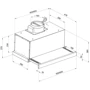 Вытяжка Pyramida TL 60 (1100) G IX WH: Тип воздухоочистителя Рециркуляция, Отвод
