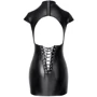 Платье Noir Handmade F309 Fantasy wetlook mini dress with lace up back Вlack, XXL