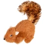 Іграшка для собак Білка з пищалкою GiGwi Plush штучне хутро 16 см (75308)
