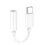 Кабель Hoco Adapter Type-C to 3.5mm LS35 Female 8cm White