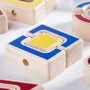 Шнурівка Guidecraft Manipulatives Форми (G6747): Призначення іграшки Координація рухів, Колірне сприйняття