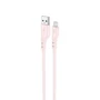 Кабель Hoco USB Cable to MicroUSB X97 Crystal 2.4A 1m Light Pink