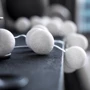 Гирлянда Cotton ball lights на 20 шаров 3,8м, White: Применение Для дома