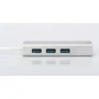 Адаптер Digitus Adapter USB 3.0 to 3xUSB 3.0+Ethernet HUB (DA-70250-1): Колір білий