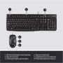 Комплект дротовий Logitech MK120 Desktop UA (920-002562): Тип сенсора оптический