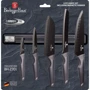 Набор кухонных ножей Berlinger Haus Metallic Line Carbon Pro Edition с магнитной планкой 6 предметов (BH 2701): Наименование Набор кухонных ножей 6 пр.