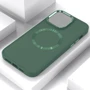 Чехол для iPhone TPU Case Bonbon Metal Style with MagSafe Pine Green for iPhone 15: Цвет зеленый