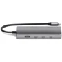 Адаптер Satechi Adapter USB-C to 4xUSB-C+RJ45+HDMI 8K Space Gray (ST-P8KEM): Додаткові роз'єми HDMI, Ethernet, USB-C