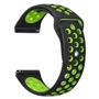 Ремешок Becover Sport Band Vents Style Black/Green for Xiaomi iMi KW66/Mi Watch Color/Watch S1 Active/Haylou LS01/LS05 (705802)