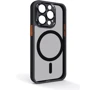 Чехол для iPhone ArmorStandart Unit Case Magsafe SE Black Orange for iPhone 15 Pro (ARM75362)