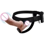 Страпон LYBAILE Ultra Passionate Harness Dual Vibration Flesh