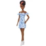 Кукла Mattel Barbie Модница в платье под джинс: Особенности На шарнирах