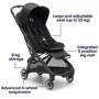 Прогулянкова коляска Bugaboo Butterfly Black/Forest Green зелена (100025001) фото 8