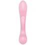 Двусторонний вибратор-кролик Satisfyer Triple Oh Pink, 3 мотора, рукоятка-массажер