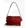 Женская сумка через плечо Guess Destiny Top Zip Shoulder темно-красная (HWVB7878180-MER)