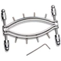 Зажим для половых губ Master Series Spread'Em Poker Vagina Clamp with Adjustable Pressure Screws