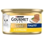 Влажный корм GOURMET Gold для взрослых кошек паштет с курицей 24х85 г (7613031381494): Возраст Взрослые