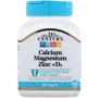 21st Century Cal Mag Zinc + D3, 90 Tablets