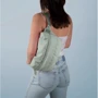 Жіноча сумка поясна Heys Puffer Waist Bag Sage Green зелена (30125-0138-00): Застібка Молния