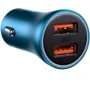 Зарядний пристрій Baseus Car Charger 2хUSB Golden Contactor Pro 40W Blue (CCJD-A03): Сила струму 2.4А и более