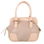 Женская сумка саквояж Laskara бежевая (LK-10247-taupe-beige)