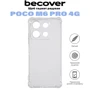 Чохол для телефона BeCover TPU Case Anti-Shock Clear for Poco M6 Pro 4G (710851): Колір прозрачный