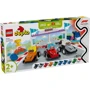 Конструктор LEGO DUPLO Town Гоночные машины и пилоты команды F1 70 деталей (10445)