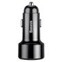 Зарядное устройство Baseus Car Charger USB+USB-C Magic Series QC 6A 45W Black (CCMLC20C-01): Кабель в комплекте отсутствует
