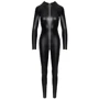 Комбинезон Noir Handmade F293 Powerwetlook catsuit with front zipper Black, XL