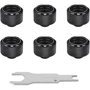 Система охолодження Thermaltake Pacific C-PRO G1/4 PETG Tube 16mm OD Compression - Black (6-Pack) (CL-W214-CU00BL-B)
