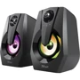 Акустическая система Trust 2.0 Ziva RGB Illuminated Black (24071)