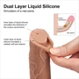 Фаллоимитатор LoveToy Dual-Layered Silicone Cock 7" Flesh