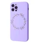 Чехол для iPhone WAVE Minimal Art Case iPhone with MagSafe Light Purple/Wreath for iPhone 12 Pro