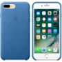 Чехол для iPhone Apple Leather Case Sea Blue (MMYH2) for iPhone 8 Plus/iPhone 7 Plus: Материалы кожа