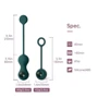 Смарт-тренажер Кегеля Magic Motion – Crystal Duo Smart Kegel Vibrator (бирюзовый)
